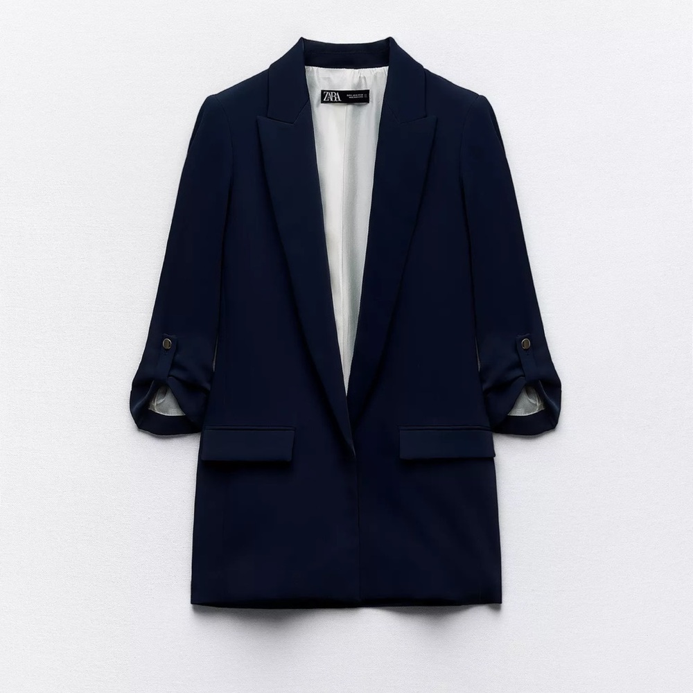 Zara Slate Blue Blazer